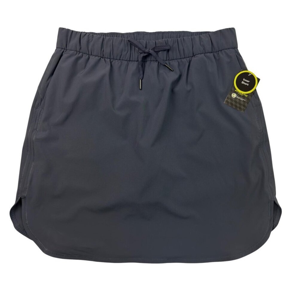 Athletic Works Active Skort with Built-In Shorts Gray Size Large NWT